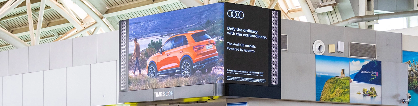 Dynamic outdoor advertising display in Chennai by Times OOH